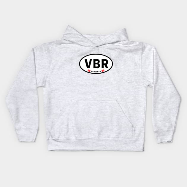 VBR Verbier Kids Hoodie by leewarddesign